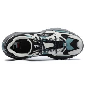 2 Zapatillas de running «Blanco, gris y verde»