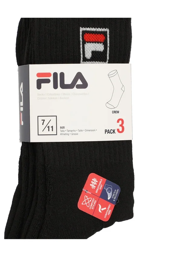 Calcetines clásicos de caña media Black Goat, paquete de 3