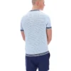 Camisa de punto de ganchillo Domenico de Skyway con ribetes en contraste