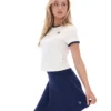Camiseta con cuello acampanado para bebé Gardenia Azzura
