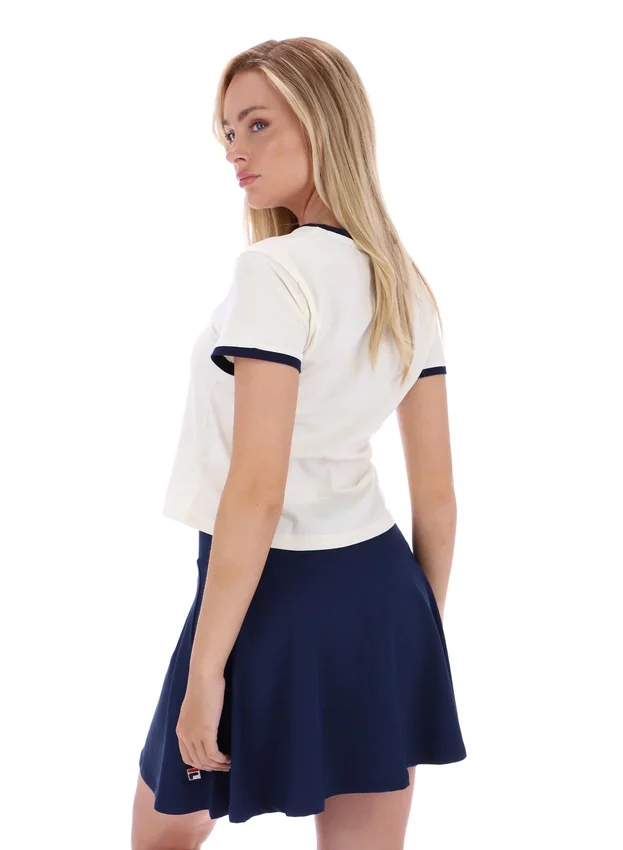 Camiseta con cuello acampanado para bebé Gardenia Azzura