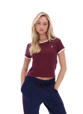 Camiseta con cuello ribeteado Fig Azzura para bebé