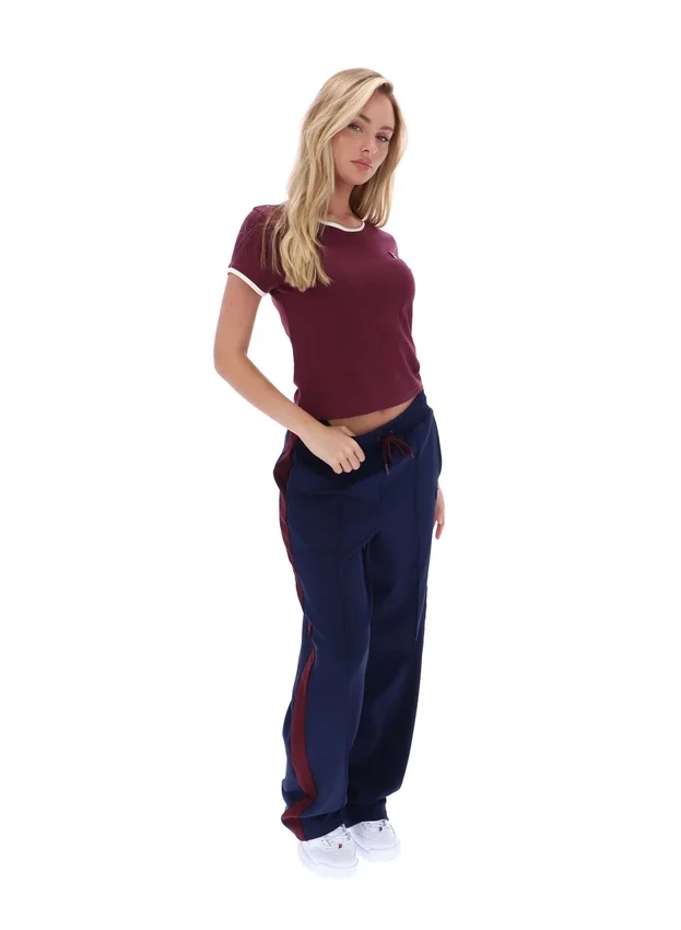 Camiseta con cuello ribeteado Fig Azzura para bebé