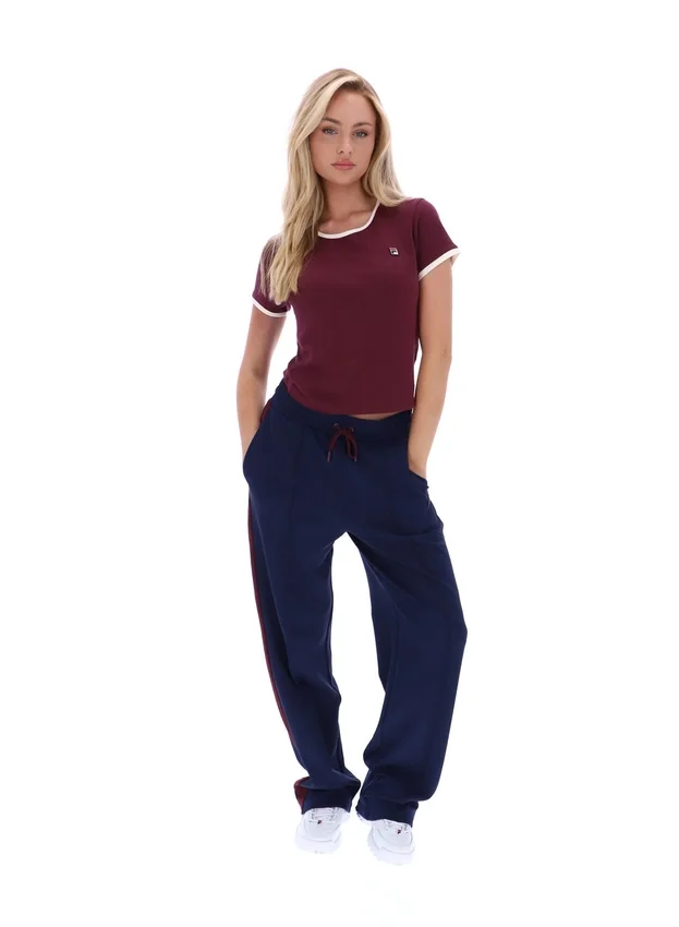 Camiseta con cuello ribeteado Fig Azzura para bebé