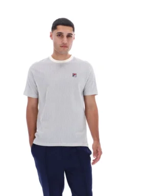 Camiseta con estampado de rayas finas Gardenia Nilo