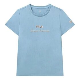Camiseta con estampado del logotipo de Athletics, azul