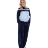 Camiseta corta con cremallera Giovana de Fila en azul marino