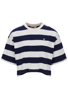 Camiseta corta y holgada «Genoa» de Fila en azul marino