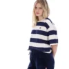 Camiseta corta y holgada «Genoa» de Fila en azul marino