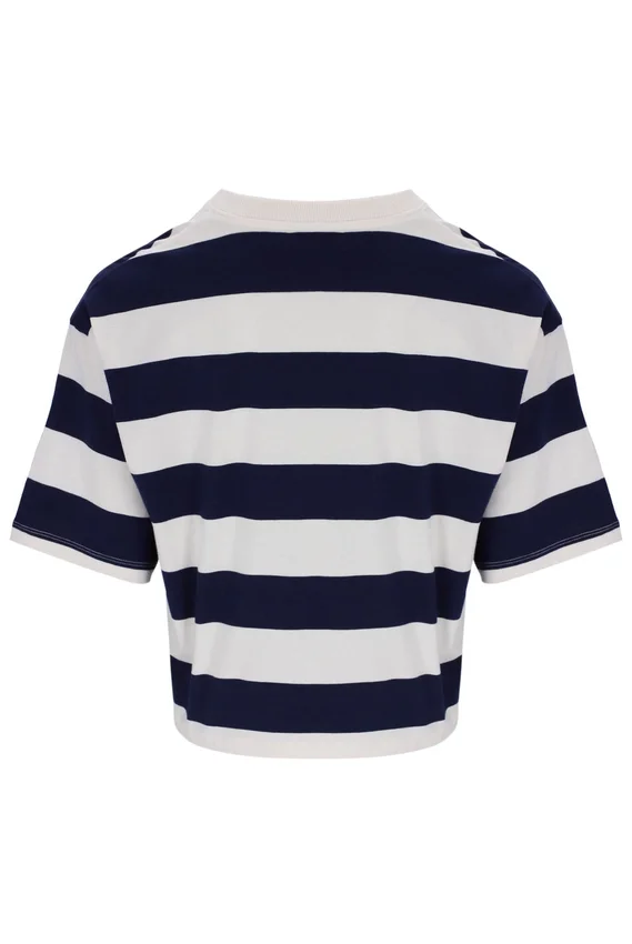 Camiseta corta y holgada «Genoa» de Fila en azul marino