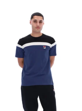 Camiseta «Cut & Sew» Aiden de Fila en azul marino