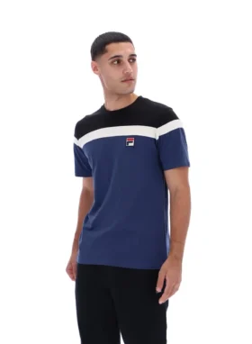 Camiseta «Cut & Sew» Aiden de Fila en azul marino