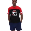 Camiseta «Damon Cut and Sew» en negro
