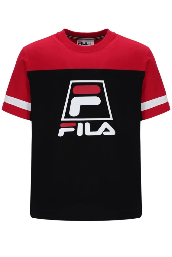 Camiseta «Damon Cut and Sew» en negro
