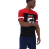 Camiseta «Damon Cut and Sew» en negro