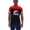 Camiseta «Damon Cut and Sew» en negro