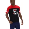 Camiseta «Damon Cut and Sew» en negro