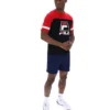Camiseta «Damon Cut and Sew» en negro