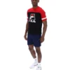 Camiseta «Damon Cut and Sew» en negro