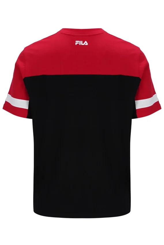 Camiseta «Damon Cut and Sew» en negro