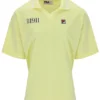 Camiseta de cuello de futbolista Vernazza en amarillo cera