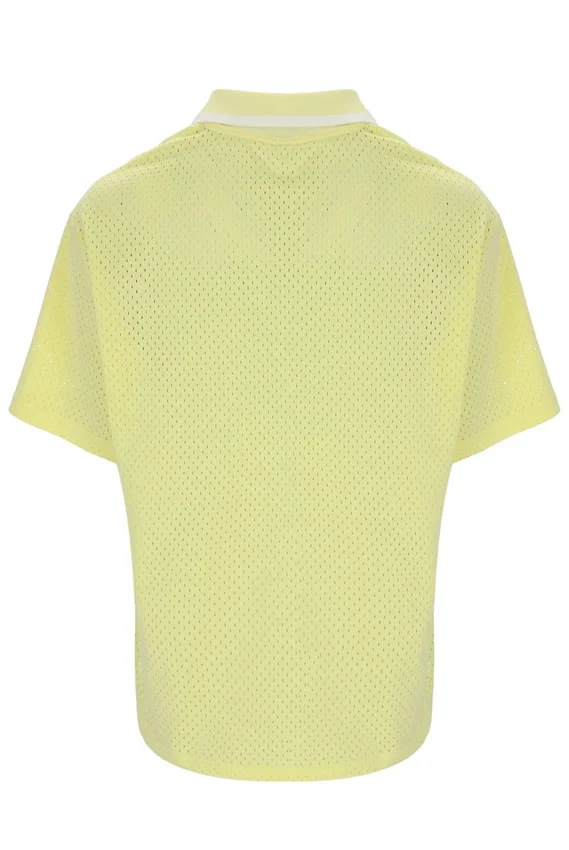 Camiseta de cuello de futbolista Vernazza en amarillo cera
