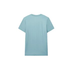 Camiseta de manga corta con estampado «Hollow Out» en verde