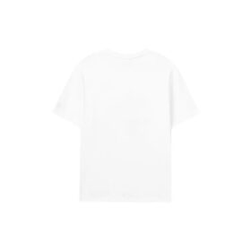 Camiseta de pantalones cortos deportivos informal con estampado de delfines, color blanco