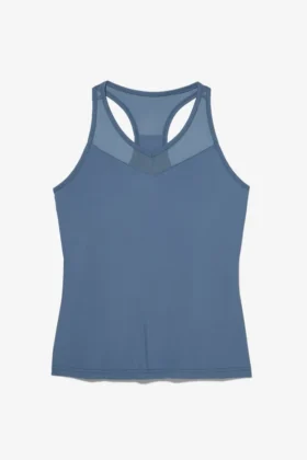 Camiseta de tenis Essential con espalda nadadora azul
