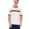 Camiseta «Gardenia Rosario» con rayas de felpa