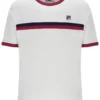 Camiseta «Gardenia Rosario» con rayas de felpa