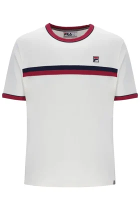 Camiseta «Gardenia Rosario» con rayas de felpa