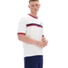 Camiseta «Gardenia Rosario» con rayas de felpa
