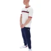 Camiseta «Gardenia Rosario» con rayas de felpa
