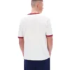 Camiseta «Gardenia Rosario» con rayas de felpa