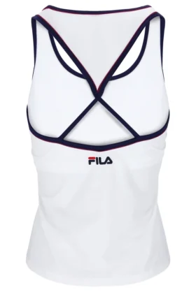 Camiseta Heritage con espalda nadadora en blanco