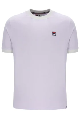 Camiseta Marconi Essential Ringer en color lila brumoso