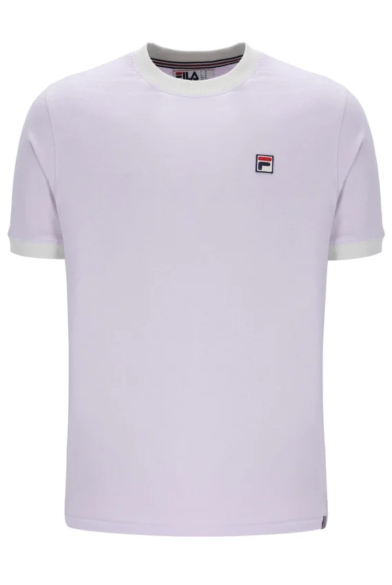 Camiseta Marconi Essential Ringer en color lila brumoso