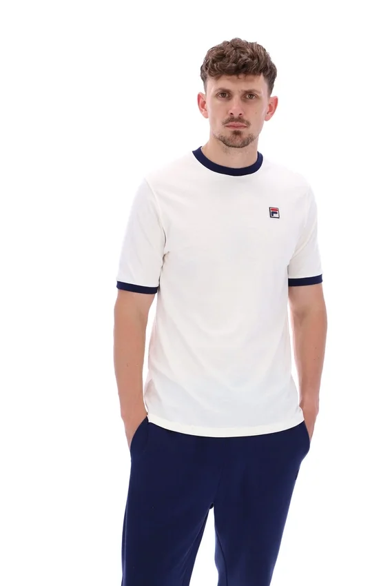 Camiseta «Ringer» Marconi Essential en color Gardenia