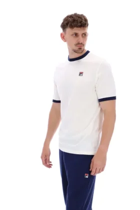 Camiseta «Ringer» Marconi Essential en color Gardenia