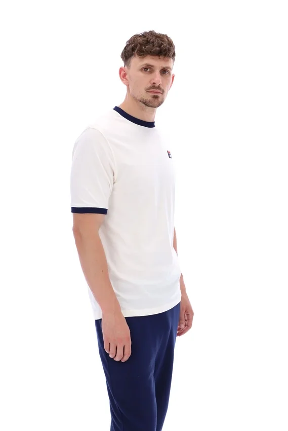 Camiseta «Ringer» Marconi Essential en color Gardenia