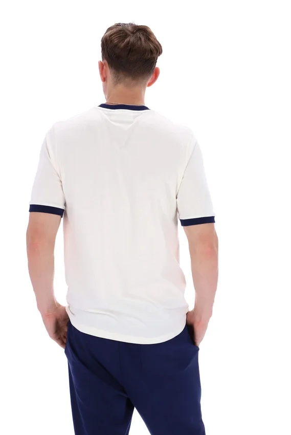 Camiseta «Ringer» Marconi Essential en color Gardenia
