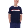 Camiseta Rosario de Fila en azul marino con rayas de felpa