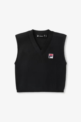 Camiseta sin mangas Fila x Hailey Baby en negro