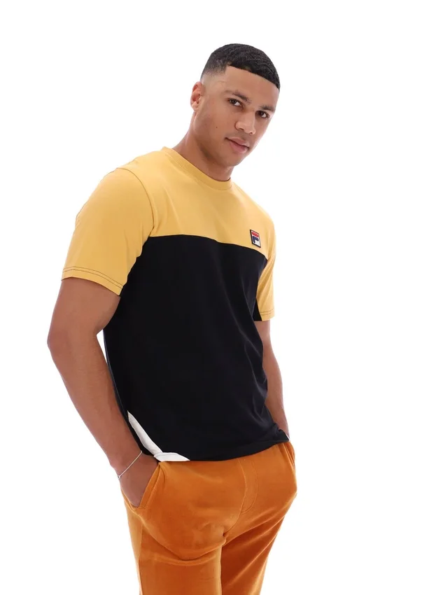 Camiseta «Tiebreaker» con bloques de color de Oak Buff