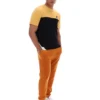 Camiseta «Tiebreaker» con bloques de color de Oak Buff