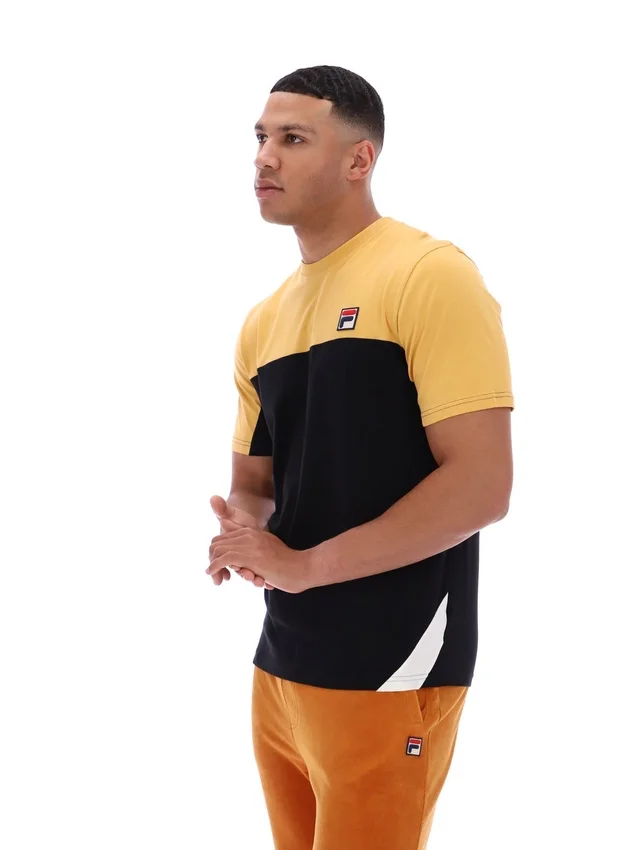 Camiseta «Tiebreaker» con bloques de color de Oak Buff