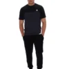 Camiseta Tiebreaker en bloques de color negra