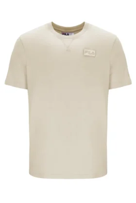 Camiseta unisex de manga corta Benjiman en color avena