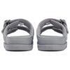 Chanclas de moda Lucia «Gris-Blanco»